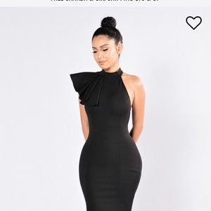 Fashion Nova Ruffle Butter dress
